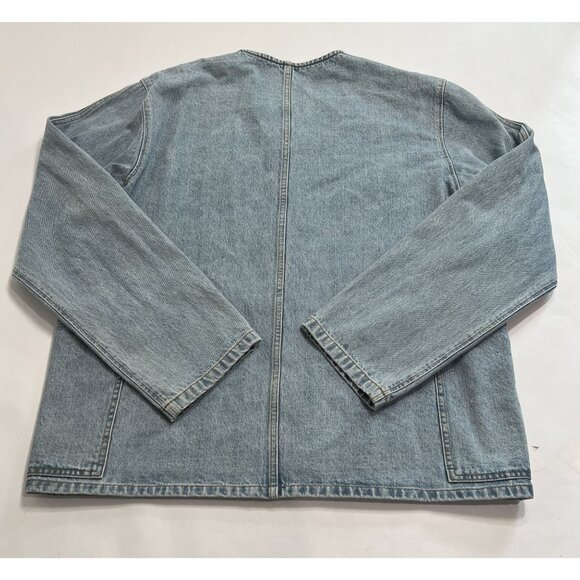 Craig Green Zip Denim Jacket in Blue - Picture 4 of 5